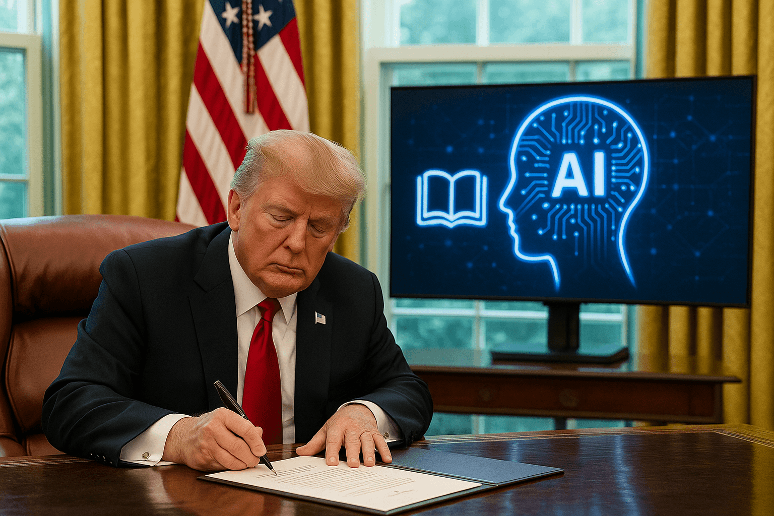 Trump Signs Executive Order on AI Education